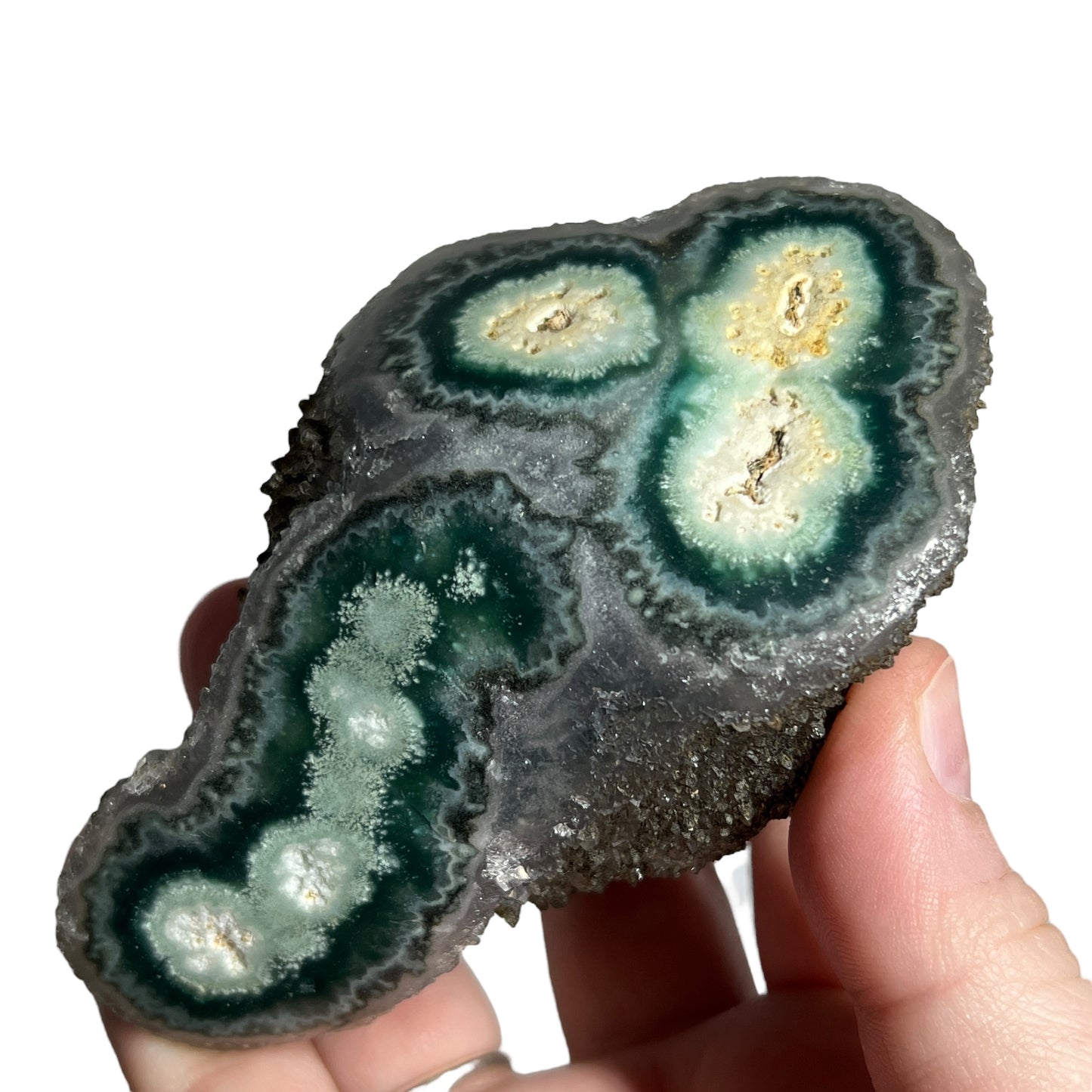 Amethyst Green Stalactite Freeform