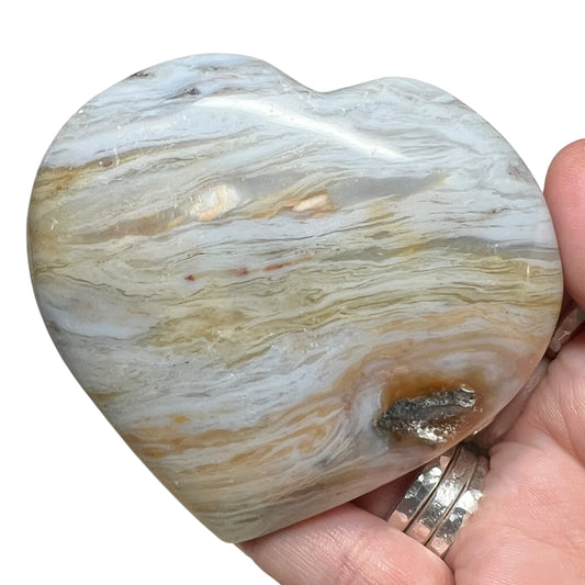 Ocean Jasper Heart