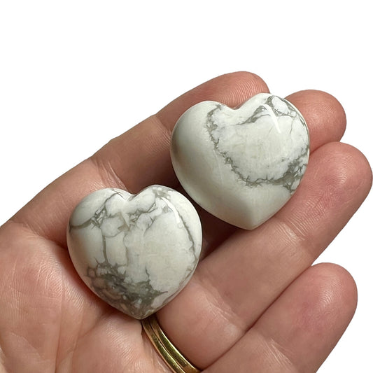 Howlite Heart
