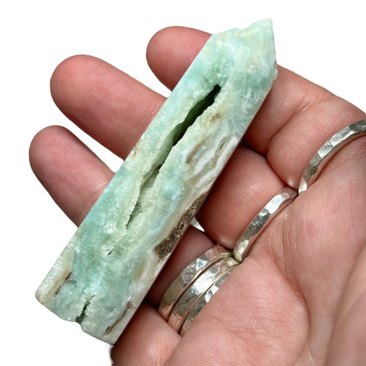 Blue Aragonite Tower