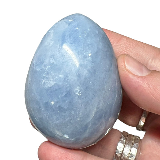 Blue Calcite Egg
