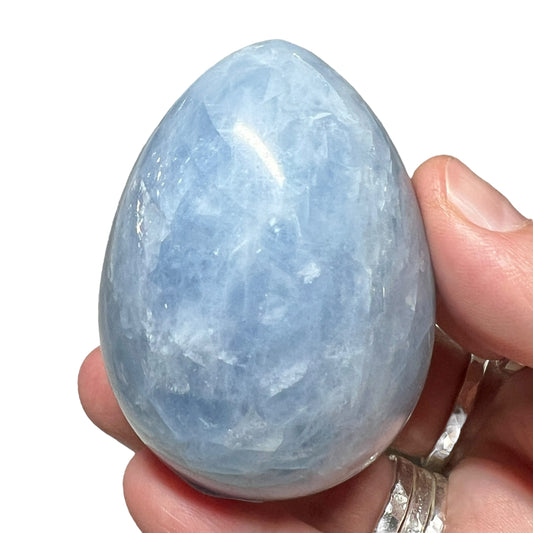 Blue Calcite Egg