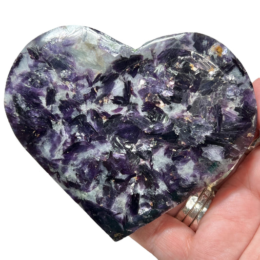 Lepidolite Mix Heart