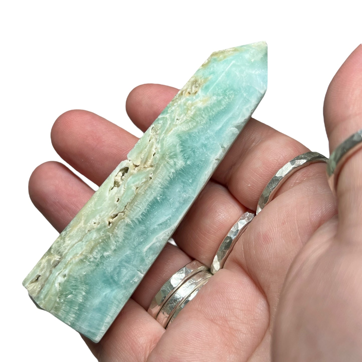 Blue Aragonite Tower