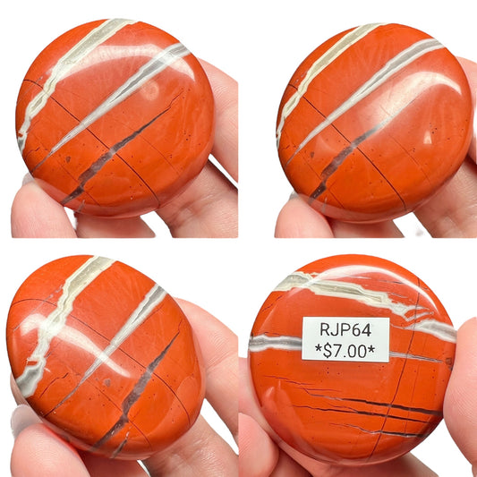 Red Jasper Palm Stones