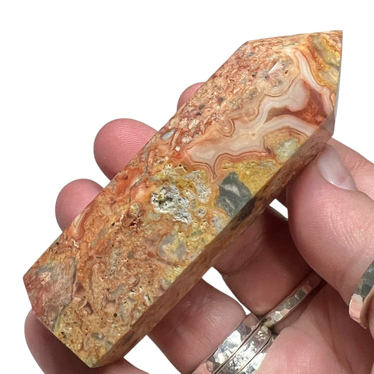 Crazy Lace Agate Tower