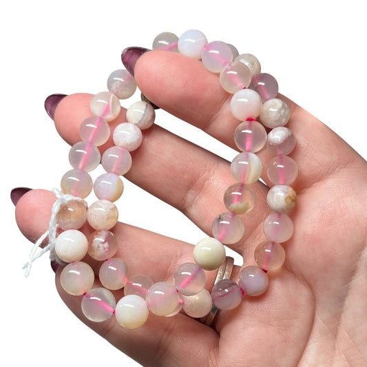 Flower Agate Bracelet