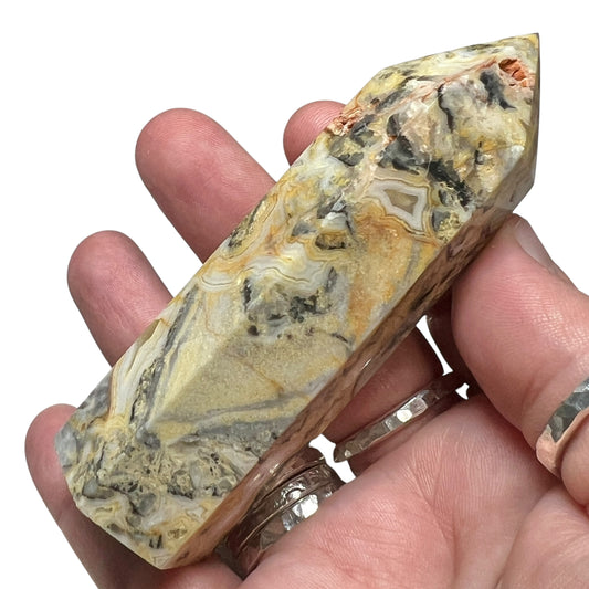 Crazy Lace Agate Tower