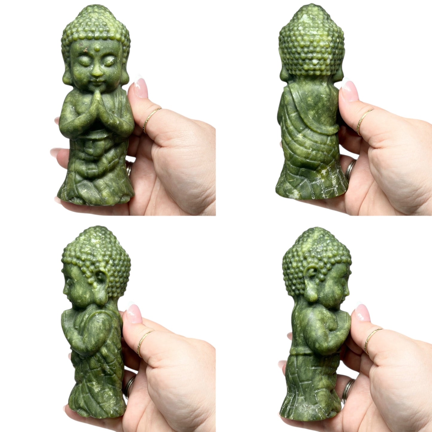 Serpentine Buddha Carving
