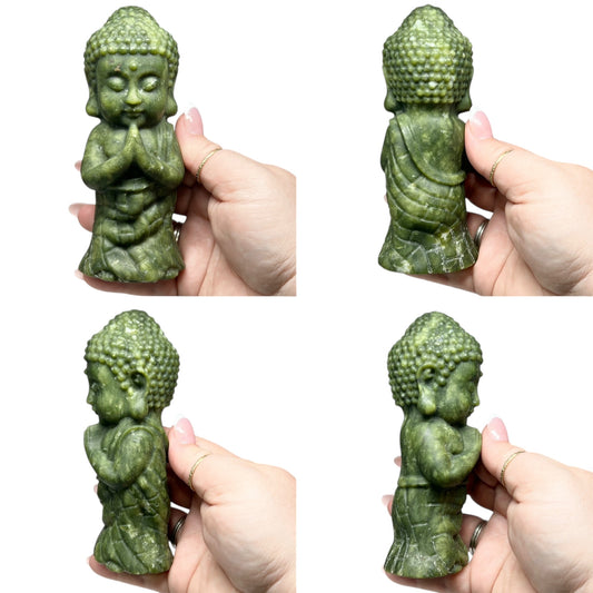 Serpentine Buddha Carving