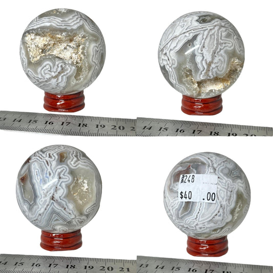 Mexican Agate Sphere